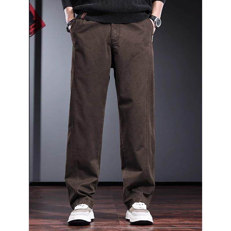it neith BIAS秋冬季高端工装裤子男宽松直筒简约覆古水洗休闲裤,淘宝优惠券,粉丝福利购,淘宝优惠卷
