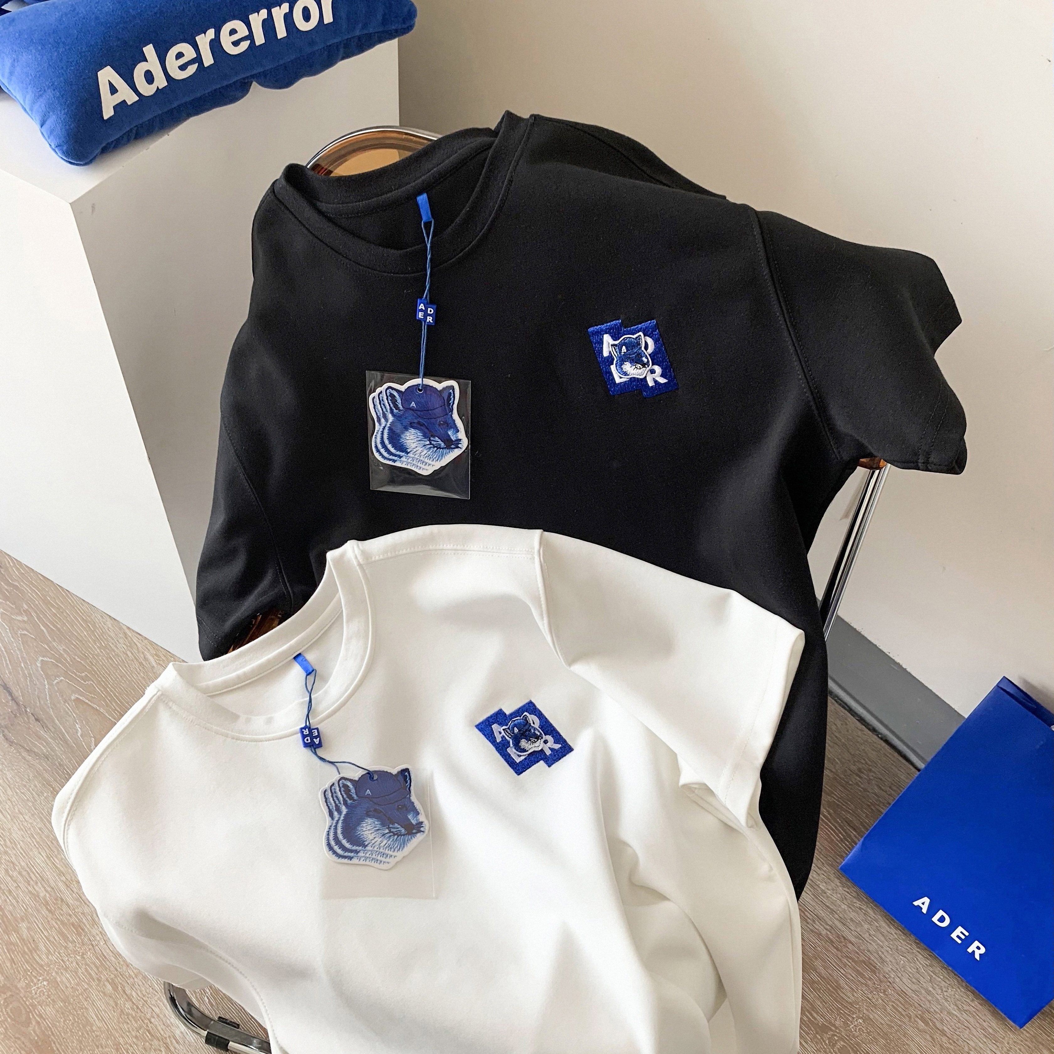 刺绣纯棉短袖上衣美式夏季新款宽松百搭简约短袖男女情侣日系T恤,淘宝优惠券,粉丝福利购,淘宝优惠卷