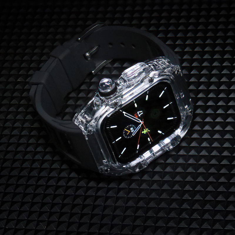 适用AppleWatchUltra表带AppleWatch8保护壳Ultra苹果手表带iWatch改装S7表壳Watch一体 ...