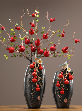 寓意好五福临门花瓶高级感