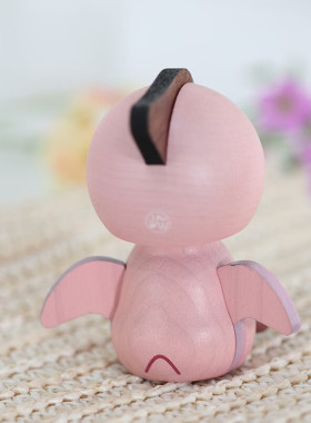 森活木趣车载摇头摆件中控台汽车车内饰品实木木质弹簧恐龙公仔