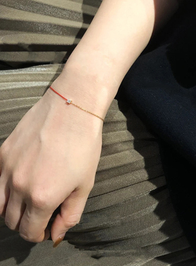 法国转运小红绳手链本命年礼物