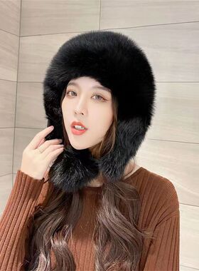 雷锋帽户外女冬季保暖时尚