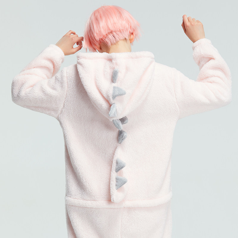 imis爱美丽秋冬小恐龙可爱带帽睡衣 爱美丽睡衣/家居服套装