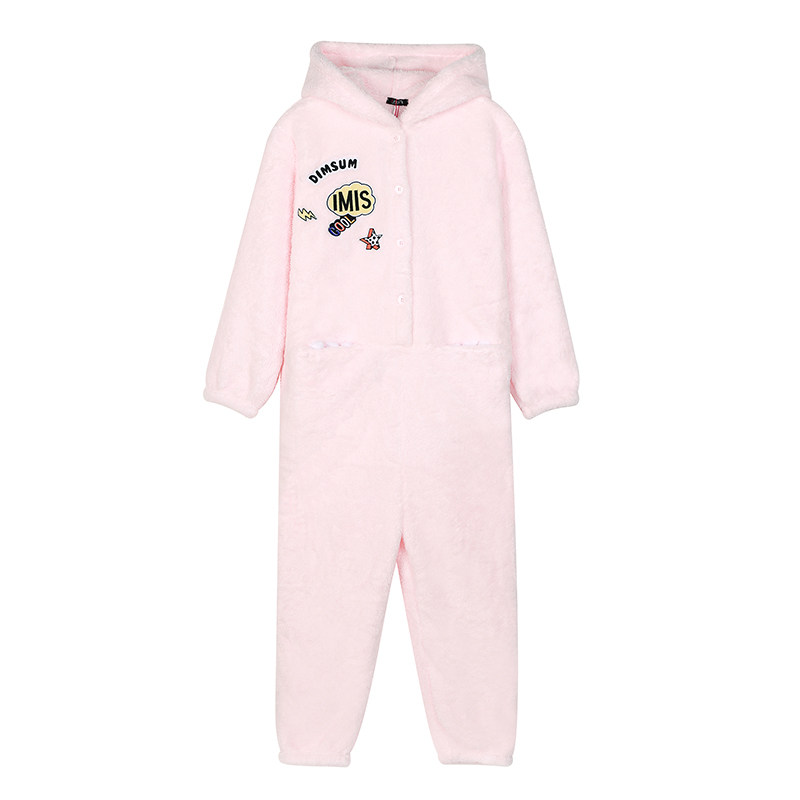 imis爱美丽秋冬小恐龙可爱带帽睡衣 爱美丽睡衣/家居服套装