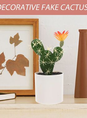Fake Cactus Bonsai Realistic Simulation Potted Cactus Orname