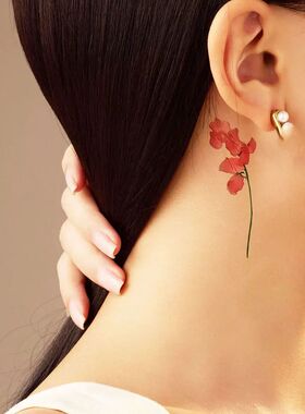 15 Sheets Flower Temporary Tattoo Stickers for Women, Waterp