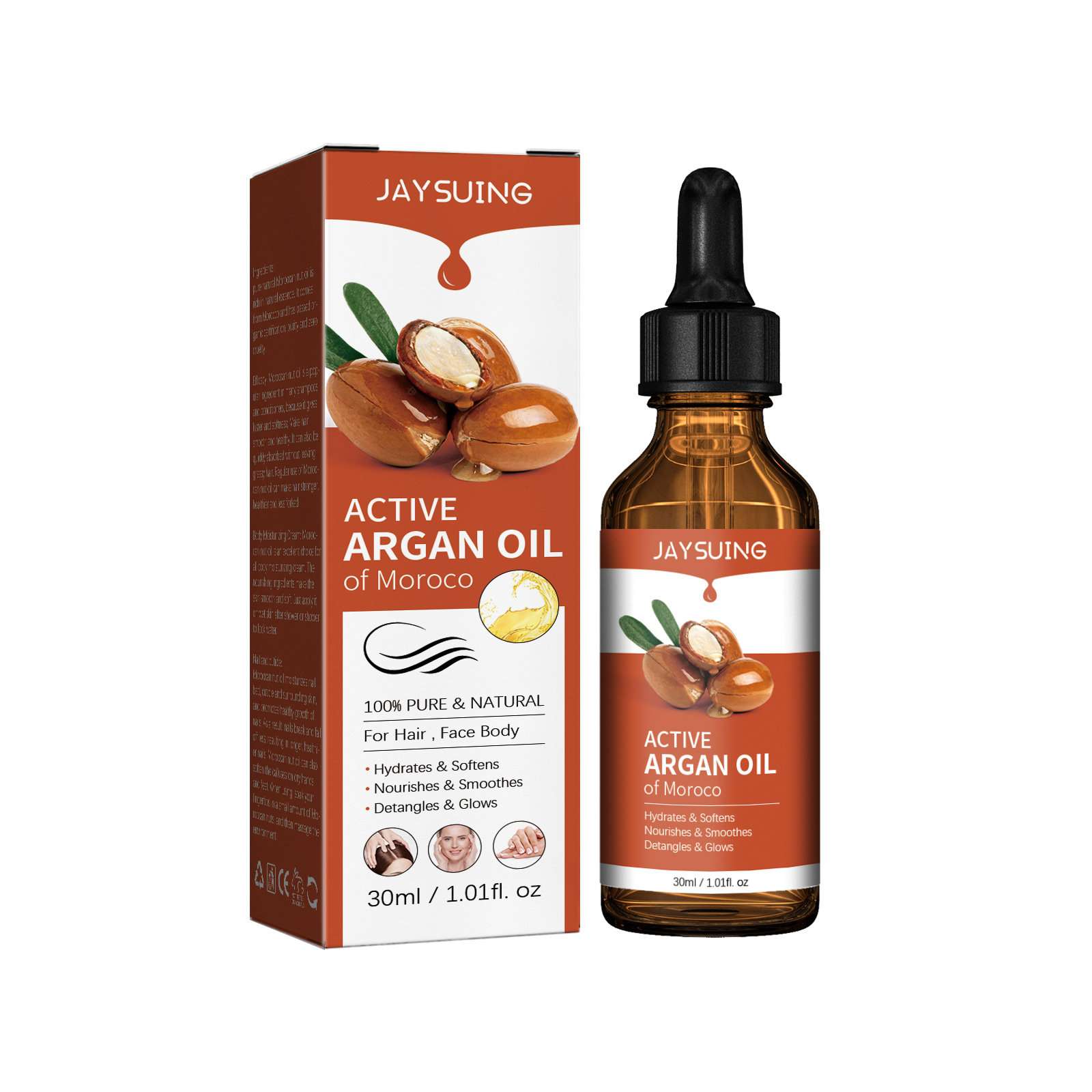 Argan Oil Soft Hair Repair Dry Hair Moisturizing Care Essent - 图3