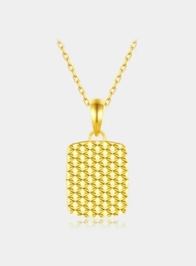 出口欧美跨境外贸沙金饰品心花怒放吊坠项链轻奢小众设计感饰品