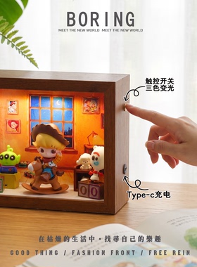 dimoo皮克斯盲盒手办收纳展示盒