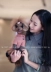 UNPET Breguet trang phục thú cưng cha mẹ trẻ em Quần áo Teddy Nhật Bản Sọc sọc giả hai mảnh POLO áo dài tay - Quần áo & phụ kiện thú cưng