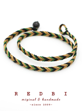 RedBi赤兔商店 沙漠绿洲户外工装风日系美式复古小众原创手绳男女