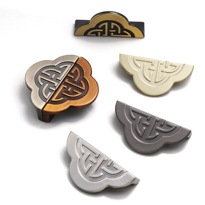 新款半圆中式橱柜柜门抽屉家具对开门把手锌合金小拉手配件GD51,淘宝优惠券,粉丝福利购,淘宝优惠卷