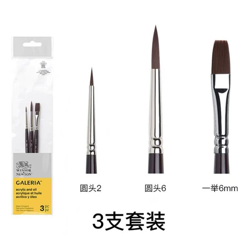 Импортный пигментированный акрил, кисть, профессиональный художественный комплект для начинающих, DIY, ручная роспись