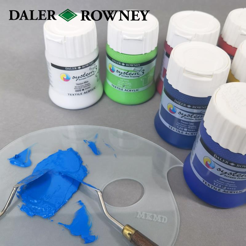 英国进口达拉罗尼DALER-ROWNEY乔琴system3丙烯颜料丝网印版画颜料250ML - 图1