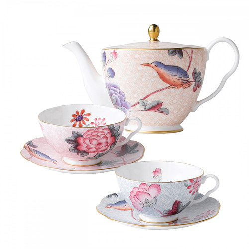 现货WEDGWOOD威基伍德杜鹃布谷鸟骨瓷茶具套装英式下午茶具正品 - 图3