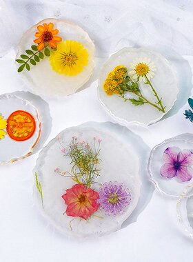 DIY大小款圆形杯垫合集滴胶模具气囊手机支架多用途杯垫硅胶QW93