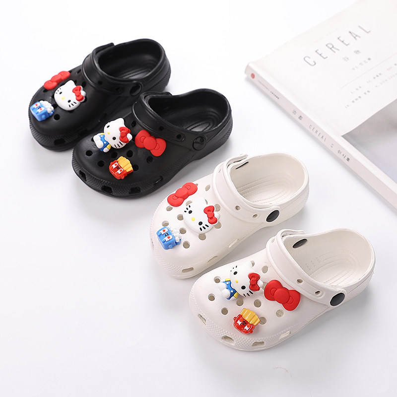 儿童拖鞋洞洞鞋夏女童包头防滑沙滩中大童亲子公主猫咪网红男凉拖,淘宝优惠券,粉丝福利购,淘宝优惠卷