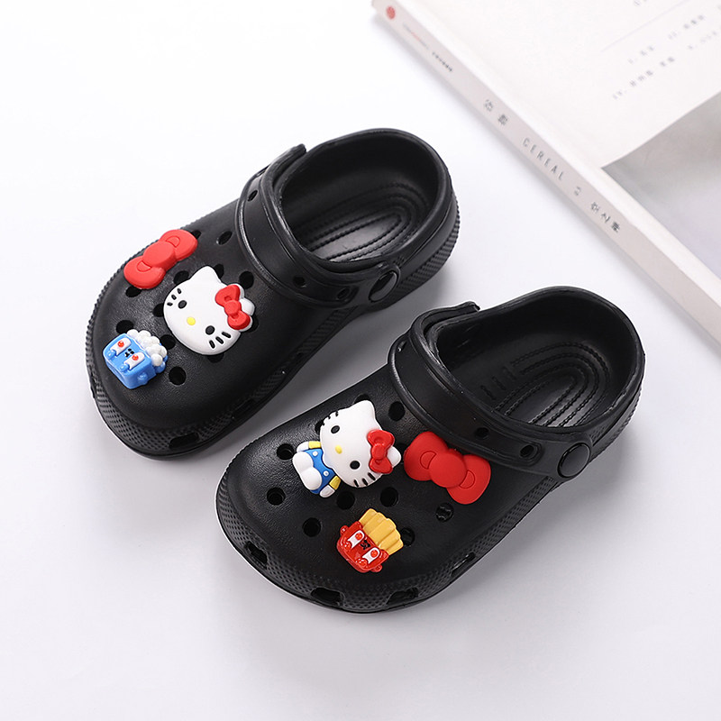 儿童拖鞋洞洞鞋夏女童包头防滑沙滩中大童亲子公主猫咪网红男凉拖,淘宝优惠券,粉丝福利购,淘宝优惠卷