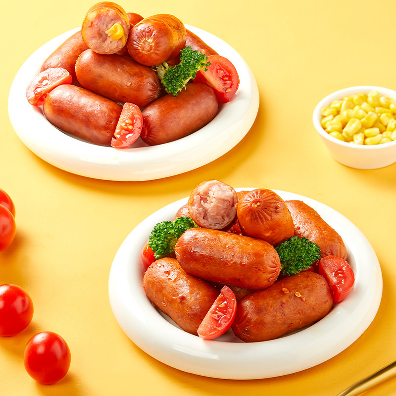 【4/8袋】天海藏玉米/香辣脆香肠开袋即食零食泡面休闲小吃肉肠 即开实拍商品图