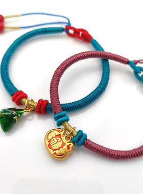 好看不掉色手绳吉祥平安手链