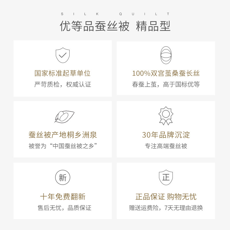 蚕丝被官方旗舰店正品二合一春秋被 银桑蚕丝被