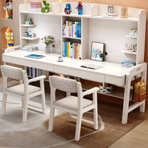 Nordic Biathlon Solid Wood Desk Home Corner Strip Table Children Study Table Childrens Bedroom Table And Chairs Student Computer Desk