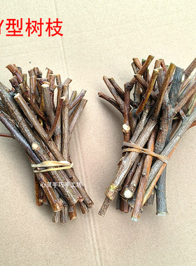 树枝diy手工创意木片材料