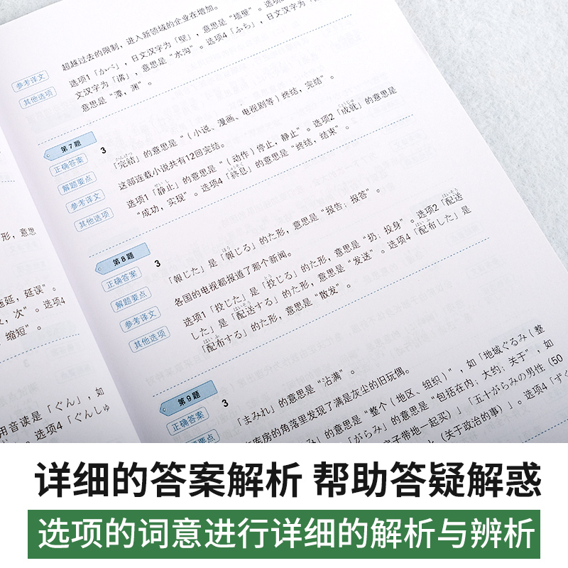 【正版现货】50天逐项突破N1单词篇12天 新日语能力考试一级 N1日语考试 日语n1日本语JLPT日语单词书 日语考试一级词汇 - 图3