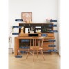 Nordic solid wood sideboard perforated board operating table rotatable living room household multi-functional storage cabinet small apartment