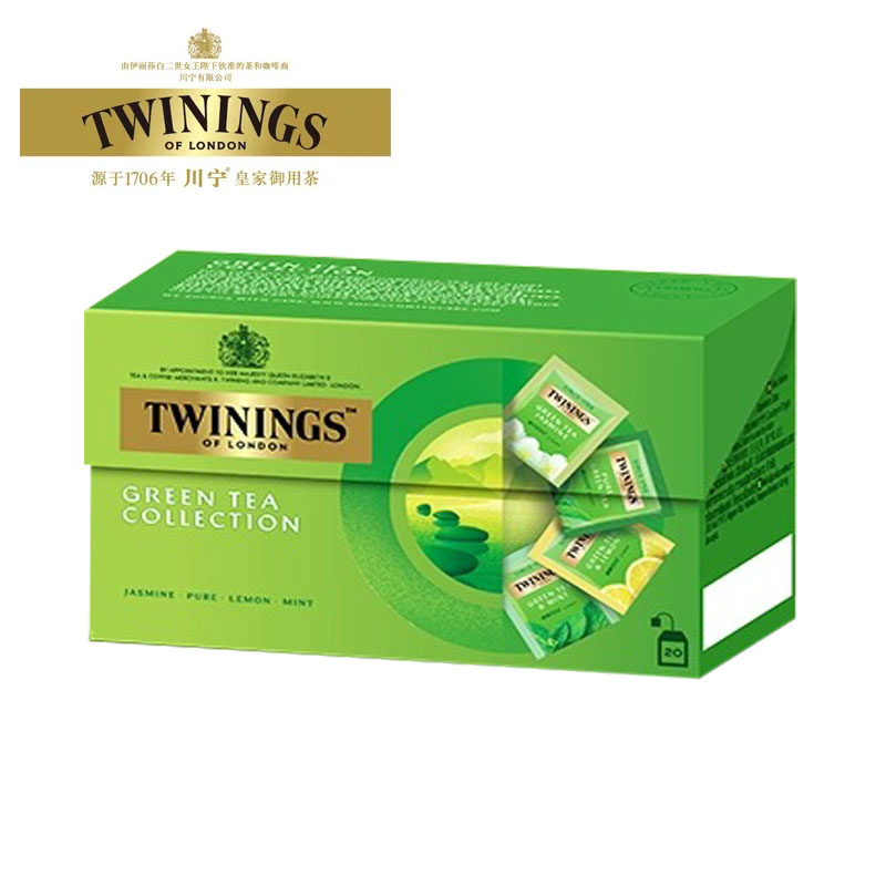 英国Twinings川宁红茶茶叶精选红茶包&绿茶包精选袋泡茶包进口 - 图0