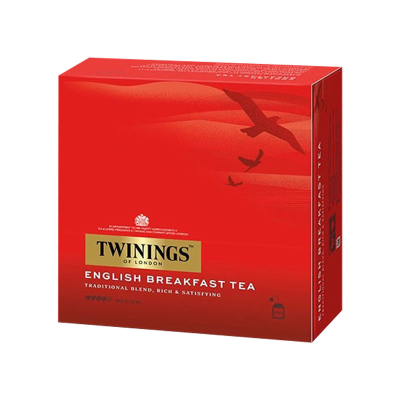 英国川宁早餐红茶100片/50袋泡茶包Twinings进口阿萨姆红茶茶叶包