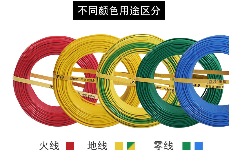 汉光BV2.5平方单股单芯铜芯家装硬电线国标纯铜插座装修用电缆 - 图2