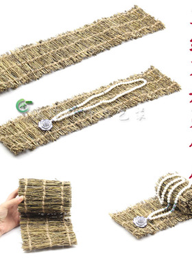 新品古朴风竹筏书简佛珠展示道具