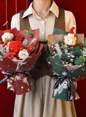 Christmas Gift Bouquet Knitted Gift圣诞节礼物花束老人礼品
