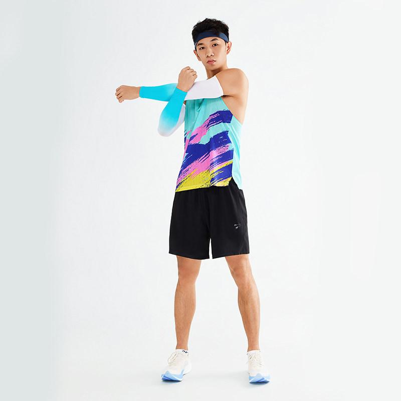 多威运动田径背心男新款专业跑步透气无袖T恤2142439