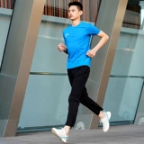 Спортивная футболка подходит для мужчин и женщин, спортивный костюм для тренировок, круглый воротник, для бега, короткий рукав