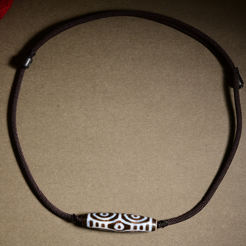 藏传六眼天珠西藏真品至纯老料吊坠 宫妃项坠/吊坠