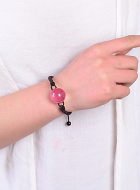 宫妃满发红发晶单圈礼品单圈手链