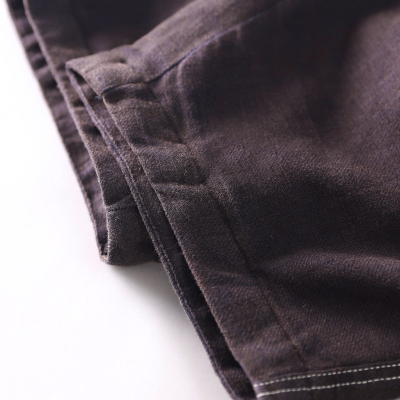 绿素棉 复古怀旧加厚棉麻棉裤~里衬条纹 宽松收褶保暖哈伦裤冬装,淘宝优惠券,粉丝福利购,淘宝优惠卷