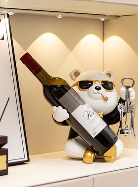 【全网低价】暴力熊红酒架摆件