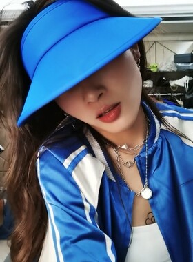 空顶帽子遮阳帽防紫外线户外女