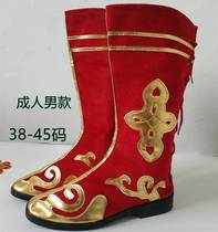 High-end ethnic minority adults children men and women Mongolian shoes Tibetan boots shoes Xinjiang Qiang men and women dance dragon beat drums