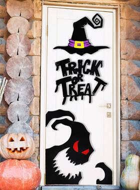 HalloweenWitchHatWallDecal