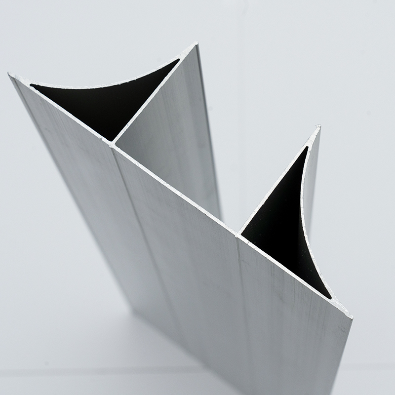 净化房铝材 无尘车间铝型材50双r槽铝 双元u型槽彩钢洁净板铝材