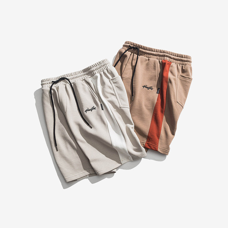 美式休闲运动毛圈针织卫裤宽松短裤 格图力休闲裤