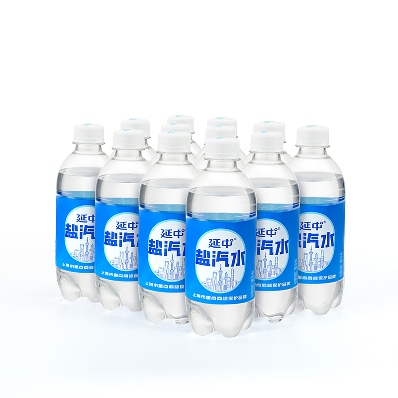 【延中】盐汽水380ML*12瓶/箱 夏日碳酸汽水饮料