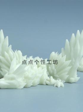 。3d打印小飞龙带翅膀全身可活动关节龙儿童玩具夜光钻石水晶龙摆