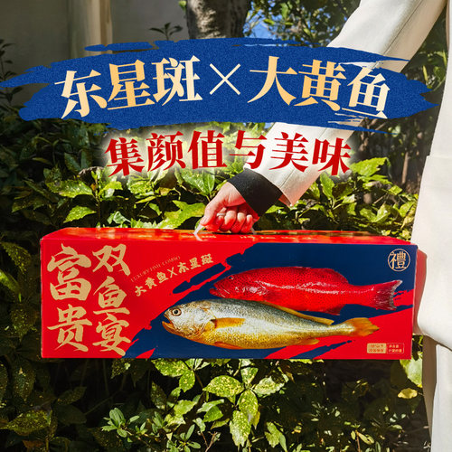 高端海鲜礼盒东星斑大黄鱼新鲜海产伴手礼宁波舟山特产大礼包送礼 - 图2