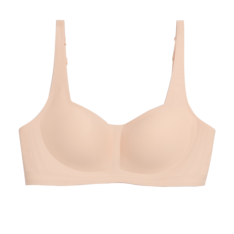 靴下物法式乳胶无痕无钢圈美背文胸 靴下物文胸